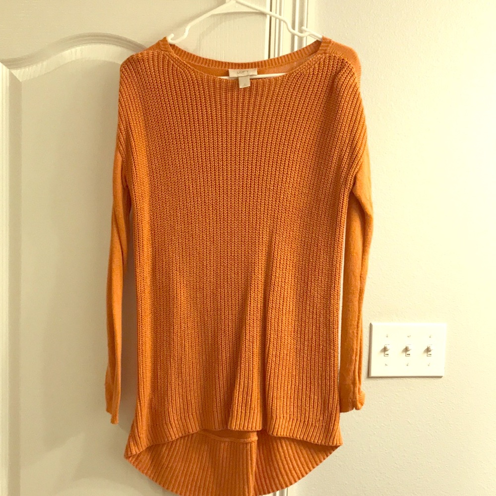 Orange sweater